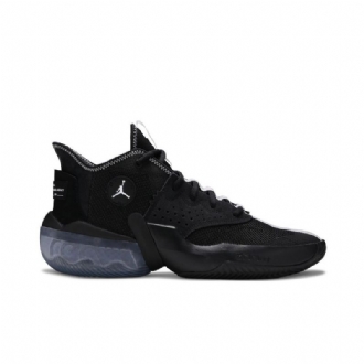 Air Jordan React Elevation Mustavalkoiset Miesten Kengät