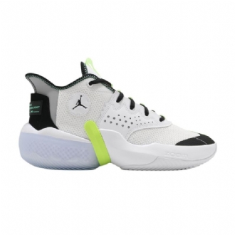 Air Jordan React Elevation Pf Valkoiset Mustat Vihreät Miesten Kengät