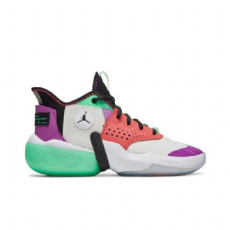 Air Jordan React Elevation Valkoinen Purppura Punainen Vihreä Musta Miesten Kengät
