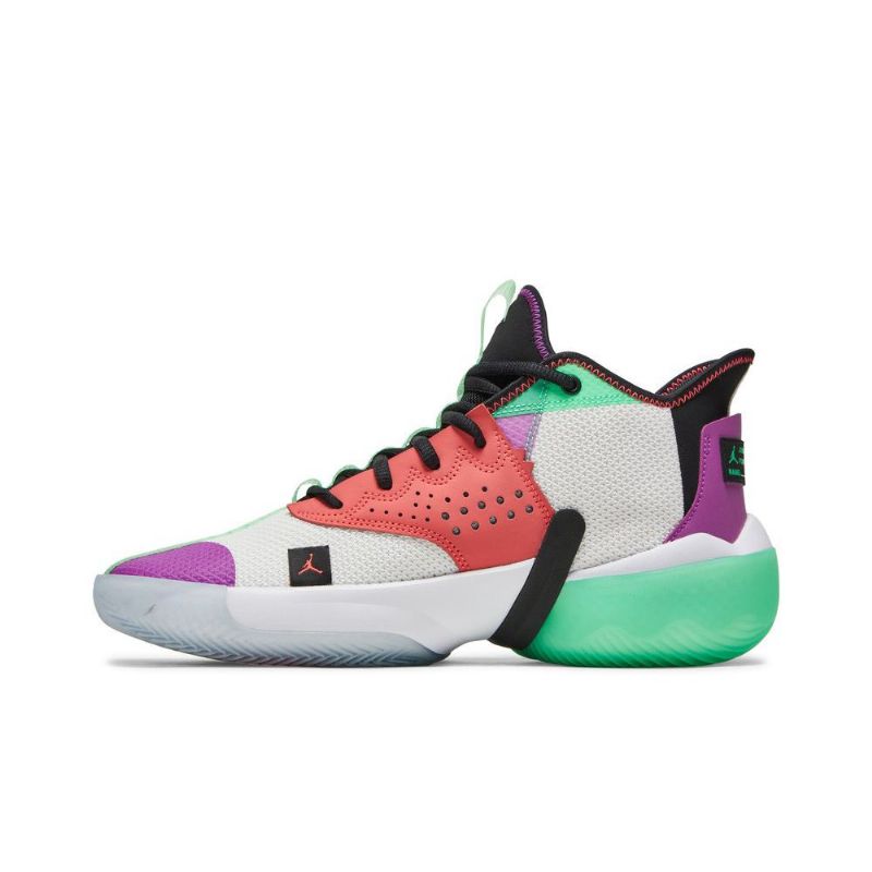 Air Jordan React Elevation Valkoinen Purppura Punainen Vihreä Musta Miesten Kengät