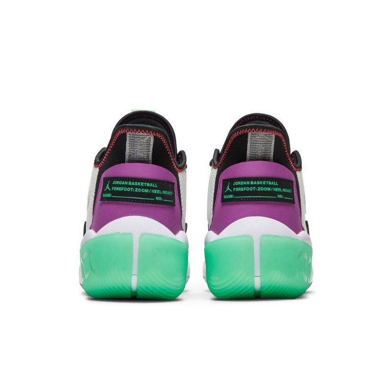 Air Jordan React Elevation Valkoinen Purppura Punainen Vihreä Musta Miesten Kengät