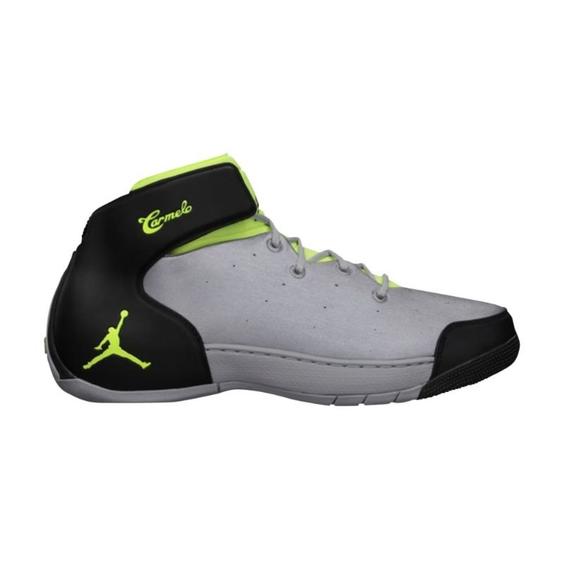 Air Jordan Melo 1.5 Harmaa Musta Vihreä Miesten Kengät