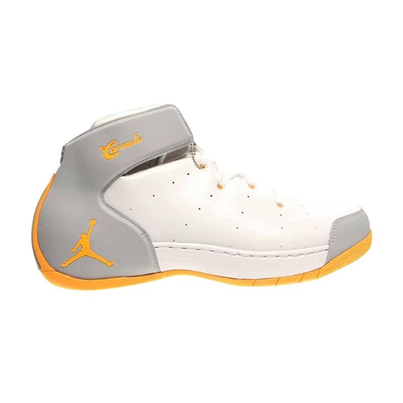 Air Jordan Melo 1.5 Valkoinen Harmaa Kulta Miesten Kengät