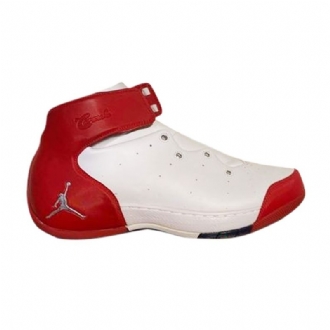 Air Jordan Melo 1.5 Valkoiset Punaiset Miesten Kengät