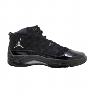 Air Jordan Melo 5 Mustat Hopeiset Miesten Kengät