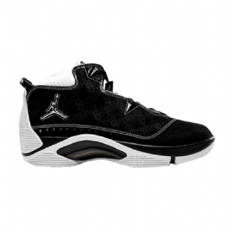 Air Jordan Melo 5 Mustavalkohopeaiset Miesten Kengät