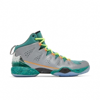 Air Jordan Melo M10 Hopeanvihreät Oranssit Miesten Kengät