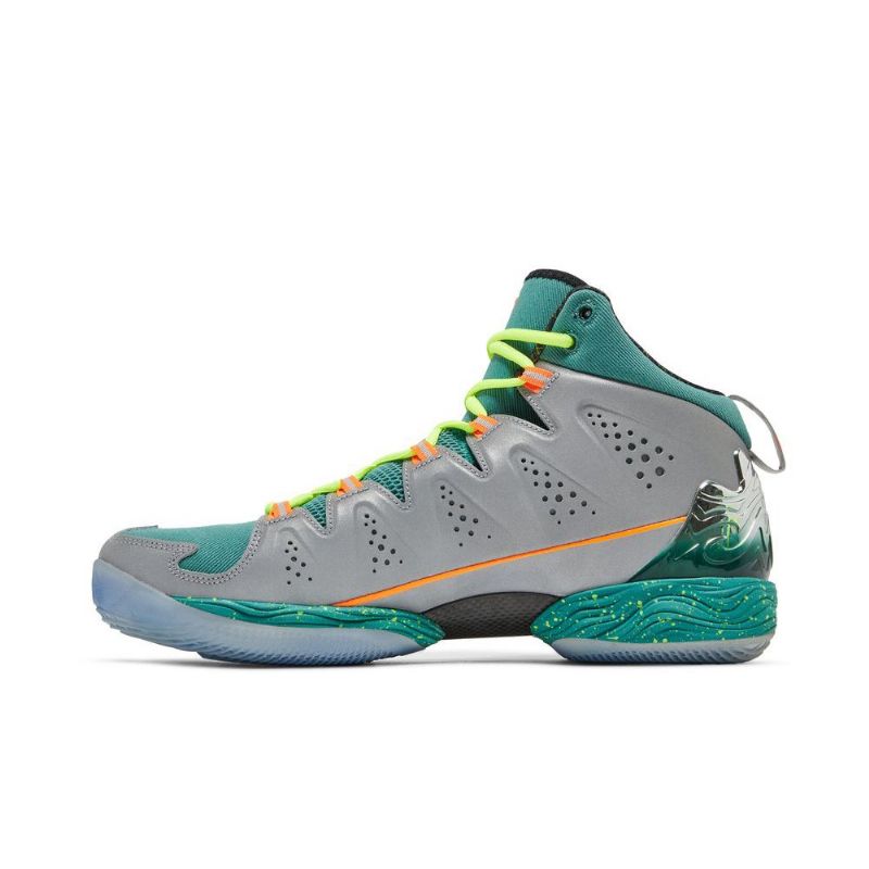 Air Jordan Melo M10 Hopeanvihreät Oranssit Miesten Kengät