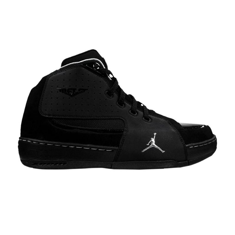Air Jordan Melo M6 Mustat Hopeiset Miesten Kengät