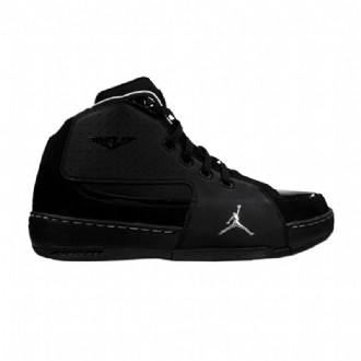 Air Jordan Melo M6 Mustat Hopeiset Miesten Kengät