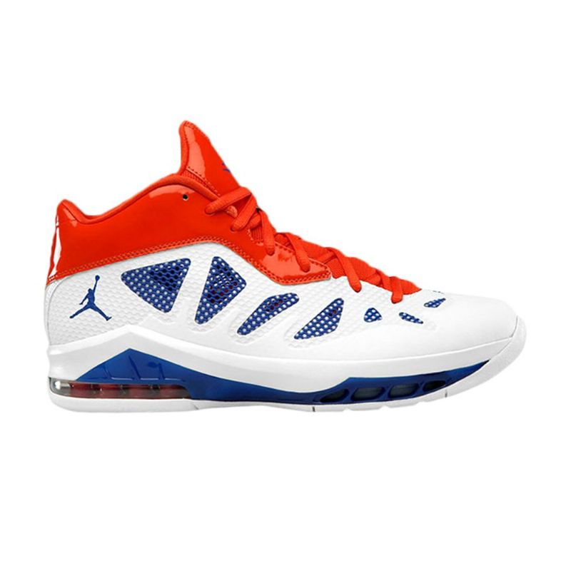 Air Jordan Melo M8 Advance Valkoinen Sininen Oranssi Miesten Kengät