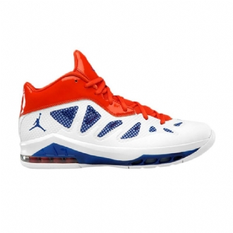 Air Jordan Melo M8 Advance Valkoinen Sininen Oranssi Miesten Kengät