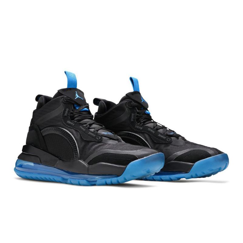 Air Jordan Aerospace 720 Mustat Siniset Miesten Kengät