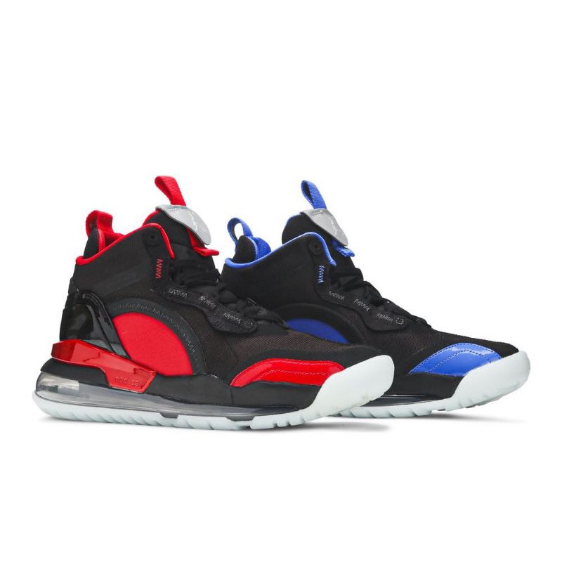 Air Jordan Aerospace Paris Saint-germain 720 Mustat Punasiniset Miesten Kengät