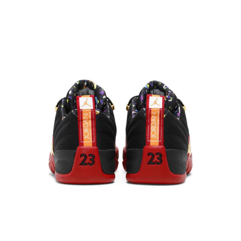 Air Jordan 12 Retro Low Se Mustat Punakultaiset Miesten Kengät