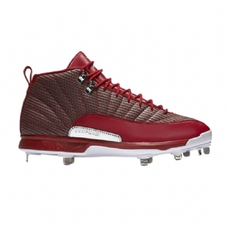 Air Jordan 12 Retro Metallipunainen Valkoinen Hopea Miesten Kengät