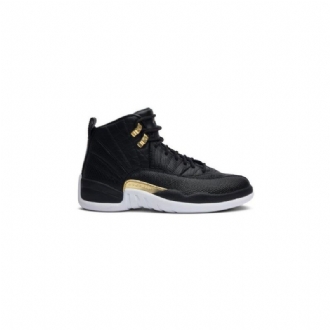 Air Jordan 12 Retro Musta Kulta -valkoiset Naisten Kengät
