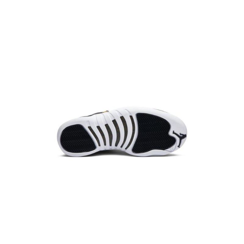 Air Jordan 12 Retro Musta Kulta -valkoiset Naisten Kengät