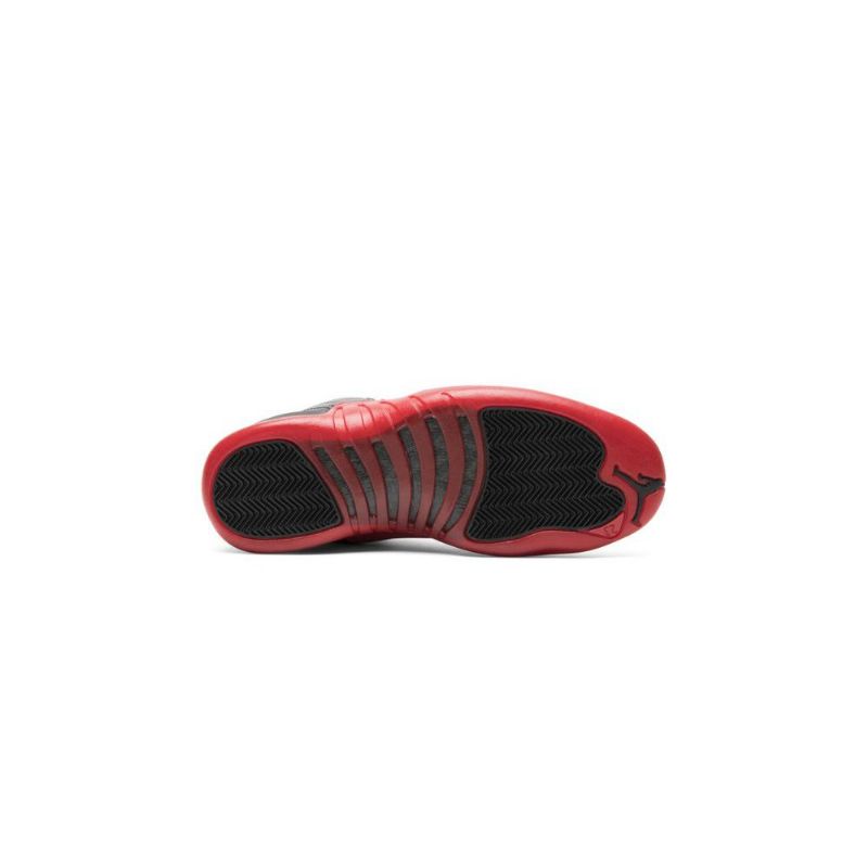 Air Jordan 12 Retro Mustat Punaiset Miesten Kengät