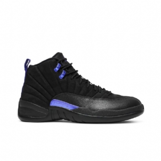 Air Jordan 12 Retro Mustat Siniset Miesten Kengät