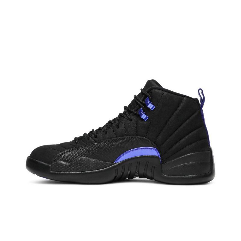Air Jordan 12 Retro Mustat Siniset Miesten Kengät
