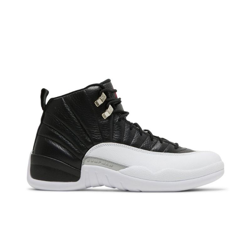 Air Jordan 12 Retro Mustavalkoinen Punainen Miesten Kengät