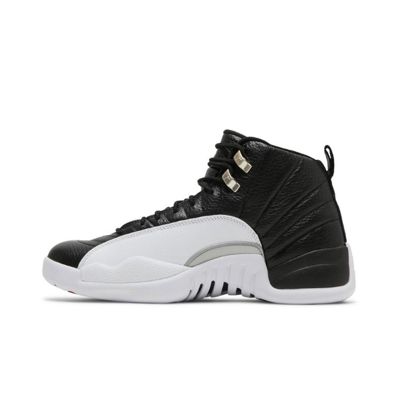 Air Jordan 12 Retro Mustavalkoinen Punainen Miesten Kengät