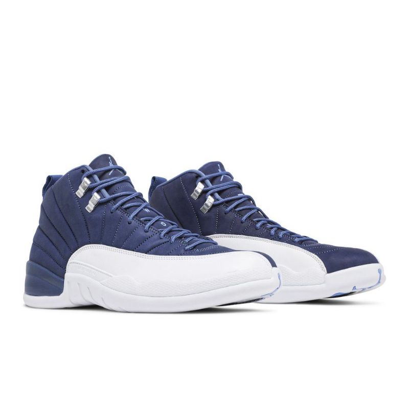 Air Jordan 12 Retro Sininen Valkoinen Miesten Kengät