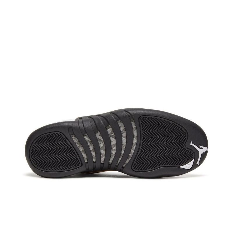 Air Jordan 12 Retro Valkoinen Musta Kulta -miesten Kengät