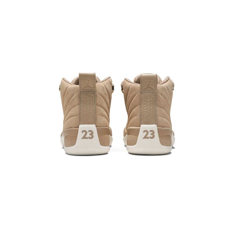 Air Jordan 12 Retro Valkoruskeakultaiset Naisten Kengät