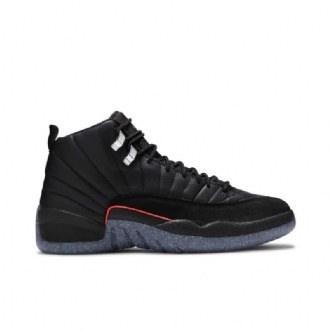 Air Jordan 12 Utility Musta Punainen Valkoinen Miesten Kengät