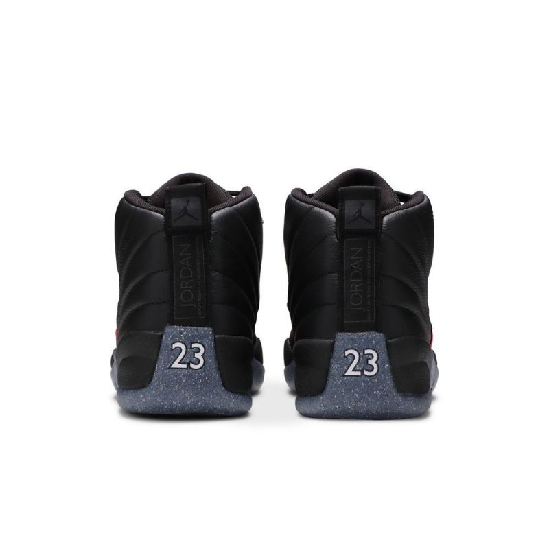 Air Jordan 12 Utility Musta Punainen Valkoinen Miesten Kengät