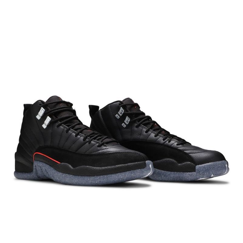 Air Jordan 12 Utility Musta Punainen Valkoinen Miesten Kengät