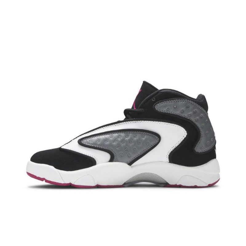 Air Jordan Og Musta Harmaa Valkoinen Purppura Naisten Kengät