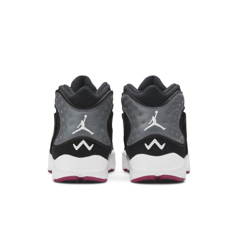 Air Jordan Og Musta Harmaa Valkoinen Purppura Naisten Kengät