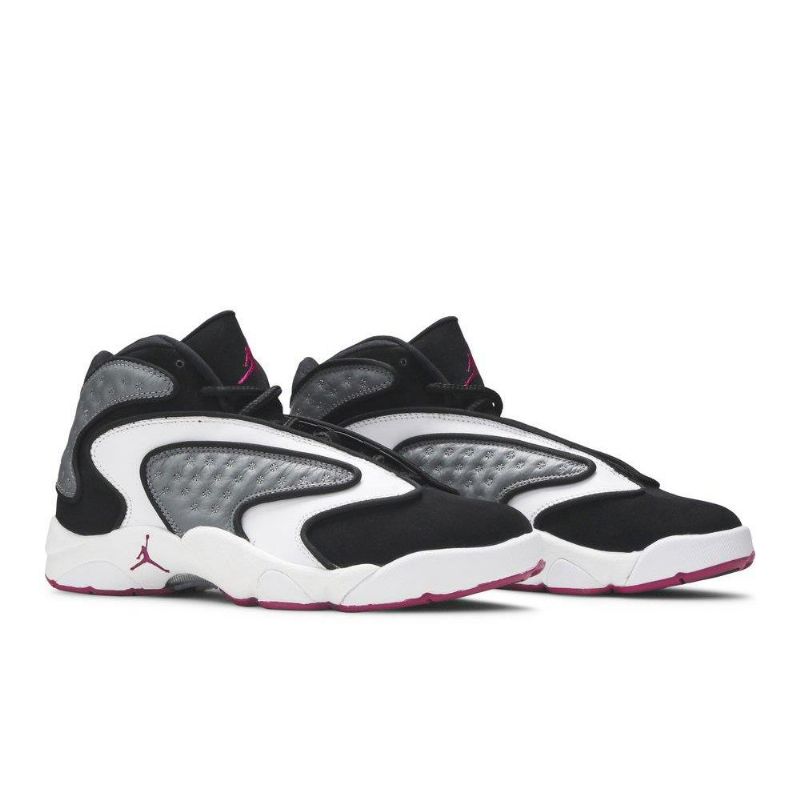 Air Jordan Og Musta Harmaa Valkoinen Purppura Naisten Kengät