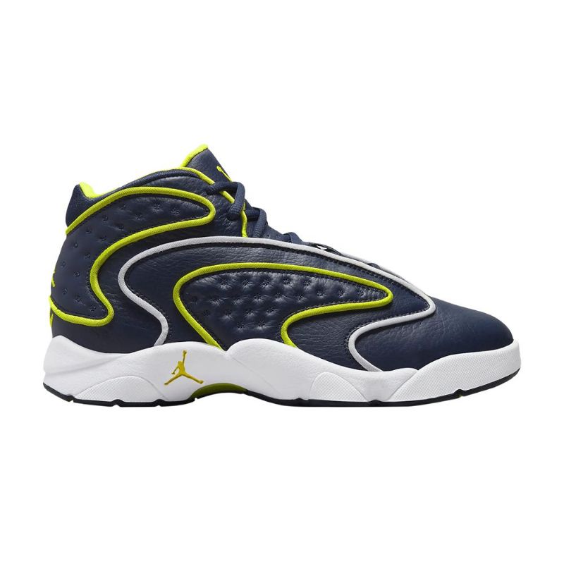 Air Jordan Og Tummansininen Vihreä Harmaa Naisten Kengät