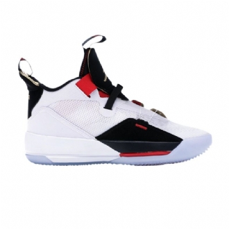 Air Jordan 33 Pf Valkoiset Mustat Punaiset Miesten Kengät
