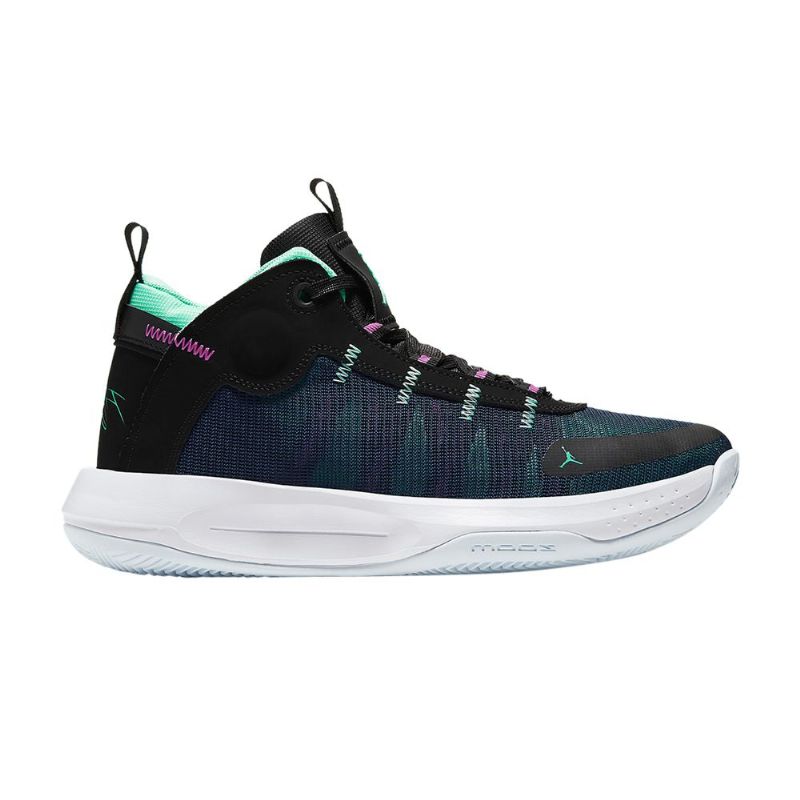 Air Jordan Jumpman 2020 Pf Mustat Turkoosi Violetit Miesten Kengät