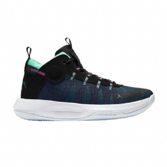 Air Jordan Jumpman 2020 Pf Mustat Turkoosi Violetit Miesten Kengät