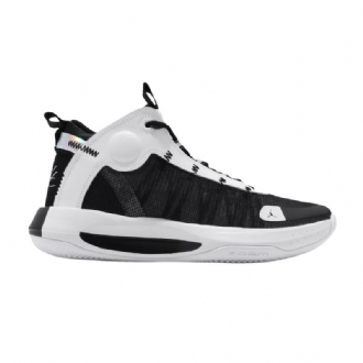Air Jordan Jumpman 2020 Pf Mustavalkohopeaiset Miesten Kengät