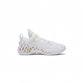 Air Jordan Jumpman Diamond Low Pf Valkoinen Kulta Miesten Kengät