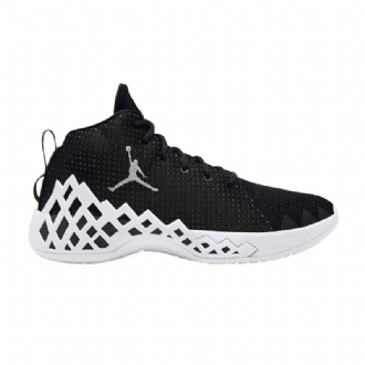 Air Jordan Jumpman Diamond Mid Musta Valkoinen Hopea Miesten Kengät