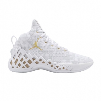 Air Jordan Jumpman Diamond Mid Pf Valkoinen Kulta Miesten Kengät
