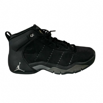 Air Jordan Jumpman Jeter Vital Mustat Hopeiset Miesten Kengät