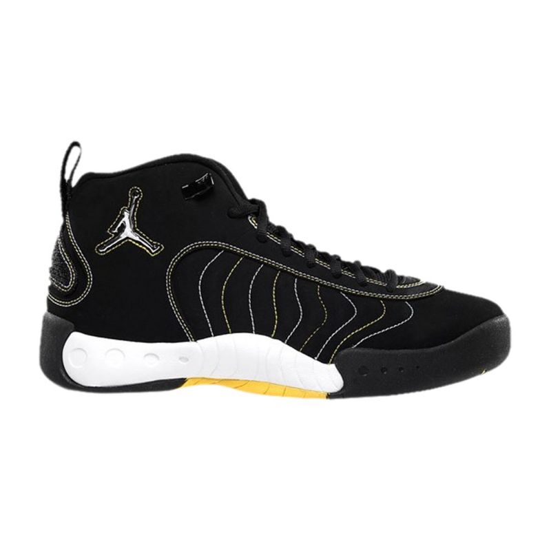 Air Jordan Jumpman Team Pro Mustat Hopeavalkoiset Miesten Kengät