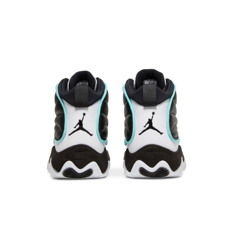 Air Jordan Pro Vahvat Mustavalkoiset Turkoosit Miesten Kengät