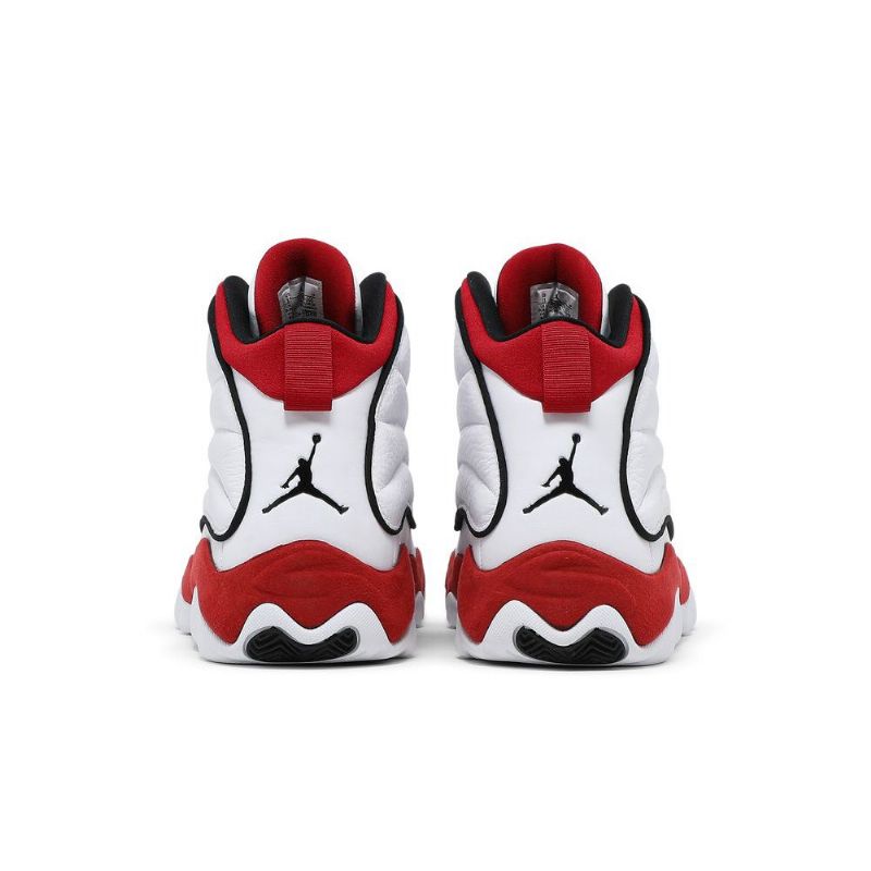 Air Jordan Pro Vahvat Valkoiset Punaiset Mustat Miesten Kengät