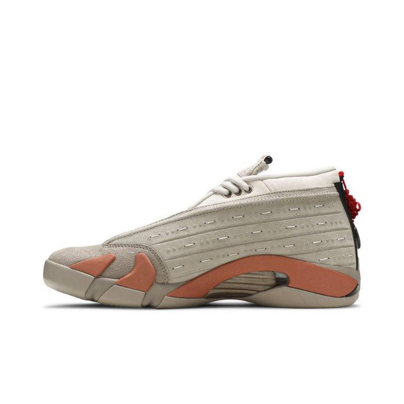 Air Jordan 14 Clot Retro Matalanharmaat Vaaleanpunaiset Miesten Kengät