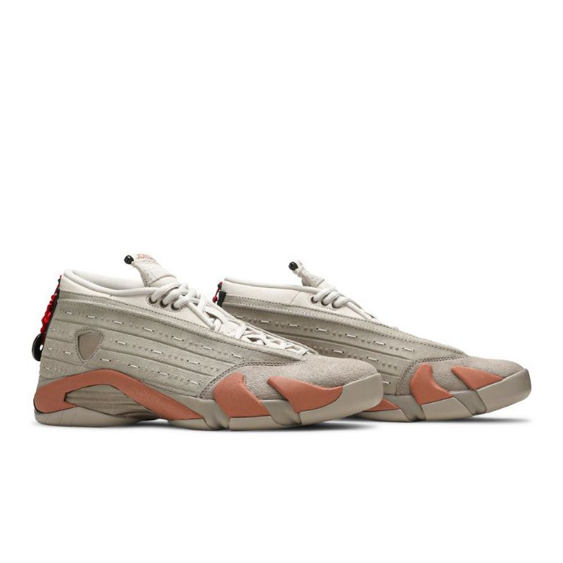 Air Jordan 14 Clot Retro Matalanharmaat Vaaleanpunaiset Miesten Kengät